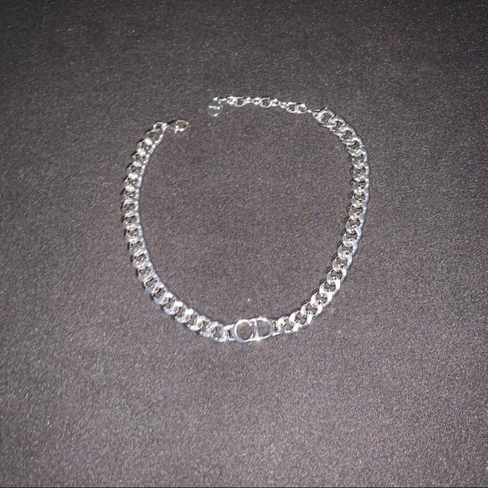 Designer inspired choker necklace set bracelet & ring sterling silver non fading - Picture 4 of 7
